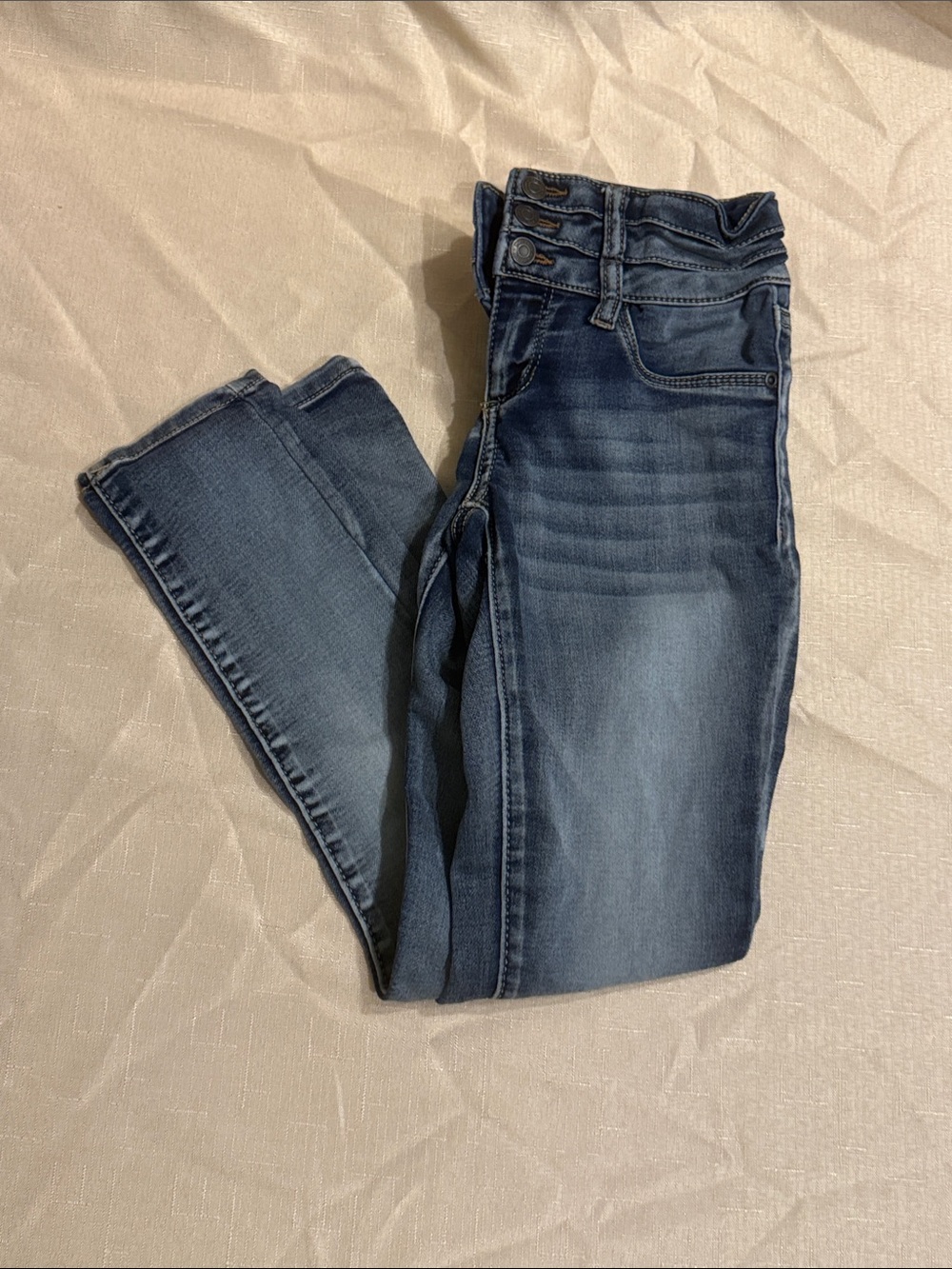 Mudd Girls Blue Washed Skinny Jeans